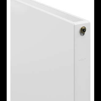 Deskový radiátor Mexen Flat CCF21 300 x 600 mm, spodní středové připojení, 378 W, bílý - W6C21F-030-060-00