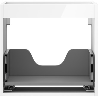 Korpus umyvadlové skříňky Mexen Box-A 50 cm, 1 zásuvka, bílý lesk - 91AX0-0500-470-1-00