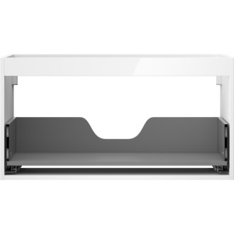 Korpus umyvadlové skříňky Mexen Box-A 90 cm, 1 zásuvka, bílý lesk - 91AX0-0900-470-1-00