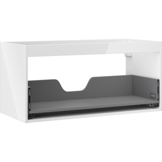 Korpus umyvadlové skříňky Mexen Box-A 100 cm, 1 zásuvka, bílý lesk - 91AX0-1000-470-1-00