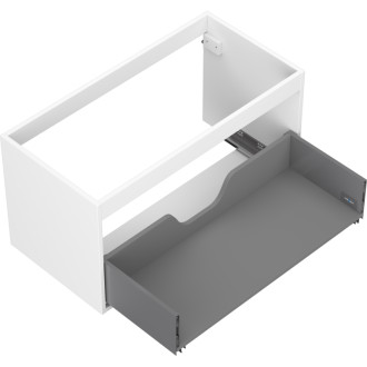 Korpus umyvadlové skříňky Mexen Box-A 90 cm, 1 zásuvka, matná bílá - 91AX0-0900-470-1-01