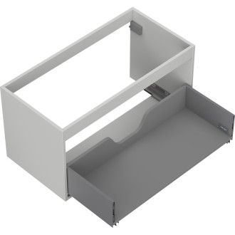 Korpus umyvadlové skříňky Mexen Box-A 90 cm, 1 zásuvka, matně šedá - 91AX0-0900-470-1-62