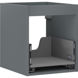 Korpus umyvadlové skříňky Mexen Box-A 40 cm, 1 zásuvka, matný grafit - 91AX0-0400-470-1-66