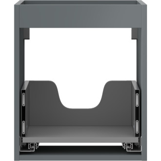 Korpus umyvadlové skříňky Mexen Box-A 40 cm, 1 zásuvka, matný grafit - 91AX0-0400-470-1-66