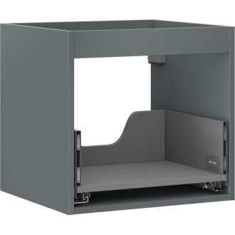 Korpus umyvadlové skříňky Mexen Box-A 50 cm, 1 zásuvka, matný grafit - 91AX0-0500-470-1-66