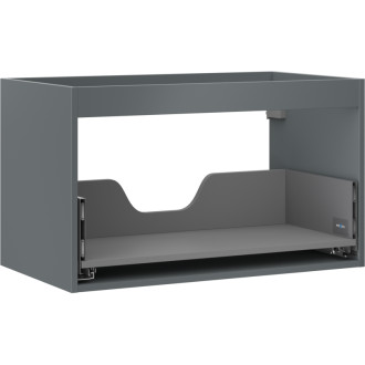 Korpus umyvadlové skříňky Mexen Box-A 80 cm, 1 zásuvka, matný grafit - 91AX0-0800-470-1-66