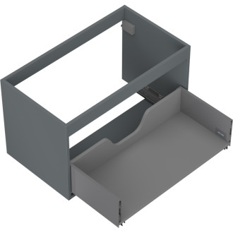 Korpus umyvadlové skříňky Mexen Box-A 80 cm, 1 zásuvka, matný grafit - 91AX0-0800-470-1-66