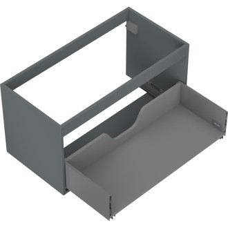 Korpus umyvadlové skříňky Mexen Box-A 90 cm, 1 zásuvka, matný grafit - 91AX0-0900-470-1-66