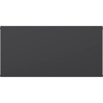 Deskový radiátor Mexen Flat CF21 400 x 700 mm, boční připojení, 555 W, antracit - W421F-040-070-66