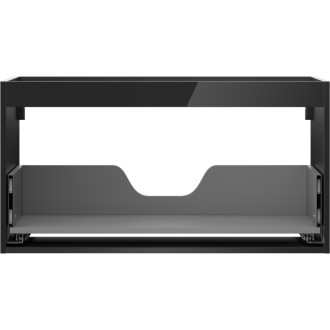 Korpus umyvadlové skříňky Mexen Box-A 90 cm, 1 zásuvka, černý lesk - 91AX0-0900-470-1-70