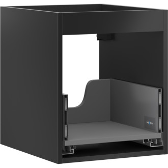 Korpus umyvadlové skříňky Mexen Box-A 40 cm, 1 zásuvka, matná černá - 91AX0-0400-470-1-71