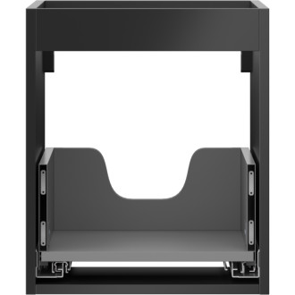 Korpus umyvadlové skříňky Mexen Box-A 40 cm, 1 zásuvka, matná černá - 91AX0-0400-470-1-71