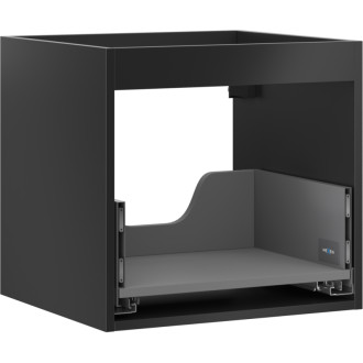 Korpus umyvadlové skříňky Mexen Box-A 50 cm, 1 zásuvka, matná černá - 91AX0-0500-470-1-71