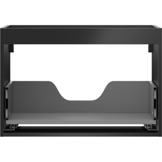 Korpus umyvadlové skříňky Mexen Box-A 70 cm, 1 zásuvka, matná černá - 91AX0-0700-470-1-71