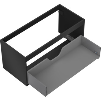 Korpus umyvadlové skříňky Mexen Box-A 100 cm, 1 zásuvka, matná černá - 91AX0-1000-470-1-71
