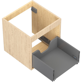 Korpus umyvadlové skříňky Mexen Box-A 45 cm, 1 zásuvka, dub - 91AX0-0450-470-1-81