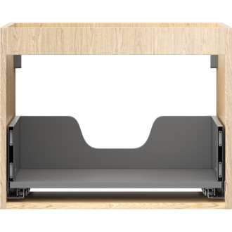 Korpus umyvadlové skříňky Mexen Box-A 60 cm, 1 zásuvka, dub - 91AX0-0600-470-1-81