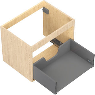 Korpus umyvadlové skříňky Mexen Box-A 60 cm, 1 zásuvka, dub - 91AX0-0600-470-1-81