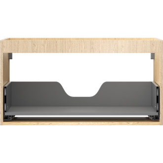 Korpus umyvadlové skříňky Mexen Box-A 90 cm, 1 zásuvka, dub - 91AX0-0900-470-1-81