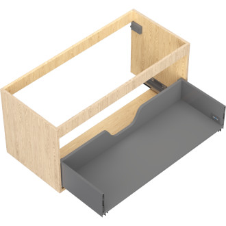 Korpus umyvadlové skříňky Mexen Box-A 100 cm, 1 zásuvka, dub - 91AX0-1000-470-1-81