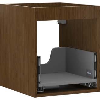 Korpus umyvadlové skříňky Mexen Box-A 40 cm, 1 zásuvka, ořech - 91AX0-0400-470-1-86