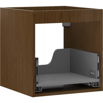 Korpus umyvadlové skříňky Mexen Box-A 45 cm, 1 zásuvka, ořech - 91AX0-0450-470-1-86