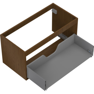 Korpus umyvadlové skříňky Mexen Box-A 90 cm, 1 zásuvka, ořech - 91AX0-0900-470-1-86