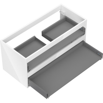 Korpus umyvadlové skříňky Mexen Box-A 100 cm, 2 zásuvky, bílý lesk - 91AX0-1000-470-2-00