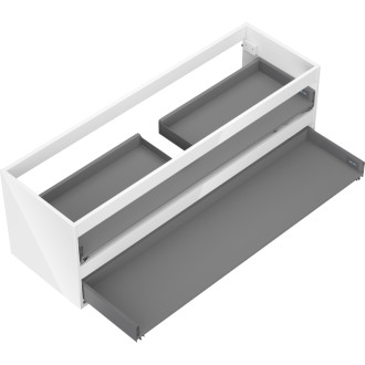 Korpus umyvadlové skříňky Mexen Box-A 140 cm, 2 zásuvky, bílý lesk - 91AX0-1400-470-2-00