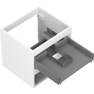 Korpus umyvadlové skříňky Mexen Box-A 50 cm, 2 zásuvky, matná bílá - 91AX0-0500-470-2-01
