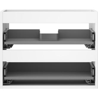 Korpus umyvadlové skříňky Mexen Box-A 60 cm, 2 zásuvky, matná bílá - 91AX0-0600-470-2-01