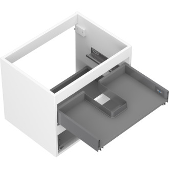 Korpus umyvadlové skříňky Mexen Box-A 60 cm, 2 zásuvky, matná bílá - 91AX0-0600-470-2-01