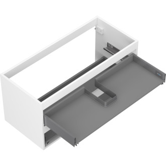 Korpus umyvadlové skříňky Mexen Box-A 100 cm, 2 zásuvky, matná bílá - 91AX0-1000-470-2-01