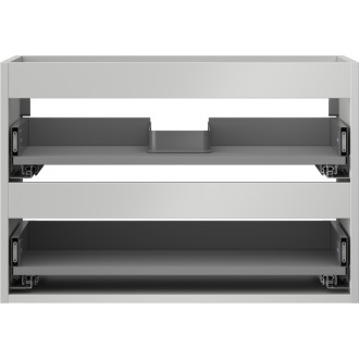 Korpus umyvadlové skříňky Mexen Box-A 70 cm, 2 zásuvky, matně šedá - 91AX0-0700-470-2-62