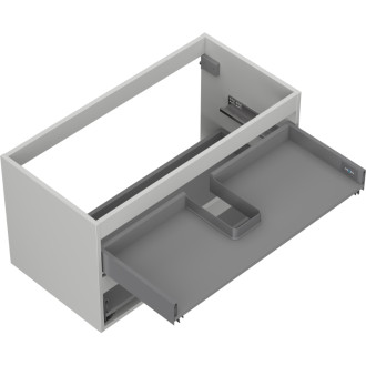 Korpus umyvadlové skříňky Mexen Box-A 90 cm, 2 zásuvky, matně šedá - 91AX0-0900-470-2-62