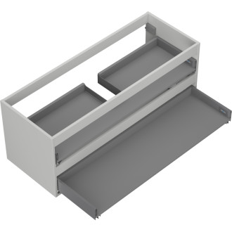 Korpus umyvadlové skříňky Mexen Box-A 120 cm, 2 zásuvky, matně šedá - 91AX0-1200-470-2-62