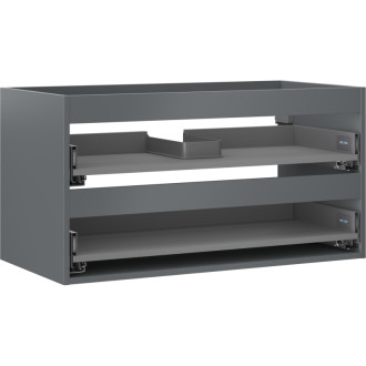 Korpus umyvadlové skříňky Mexen Box-A 90 cm, 2 zásuvky, matný grafit - 91AX0-0900-470-2-66