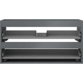 Korpus umyvadlové skříňky Mexen Box-A 90 cm, 2 zásuvky, matný grafit - 91AX0-0900-470-2-66