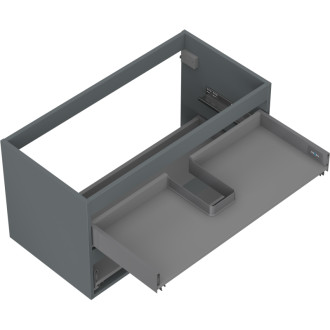 Korpus umyvadlové skříňky Mexen Box-A 90 cm, 2 zásuvky, matný grafit - 91AX0-0900-470-2-66