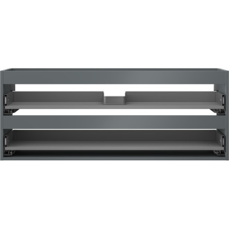 Korpus umyvadlové skříňky Mexen Box-A 120 cm, 2 zásuvky, matný grafit - 91AX0-1200-470-2-66