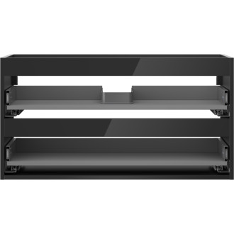 Korpus umyvadlové skříňky Mexen Box-A 90 cm, 2 zásuvky, černý lesk - 91AX0-0900-470-2-70