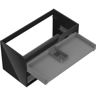 Korpus umyvadlové skříňky Mexen Box-A 90 cm, 2 zásuvky, černý lesk - 91AX0-0900-470-2-70