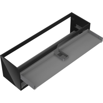 Korpus umyvadlové skříňky Mexen Box-A 160 cm, 2 zásuvky, černý lesk - 91AX0-1600-470-2-70