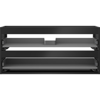 Korpus umyvadlové skříňky Mexen Box-A 100 cm, 2 zásuvky, matná černá - 91AX0-1000-470-2-71