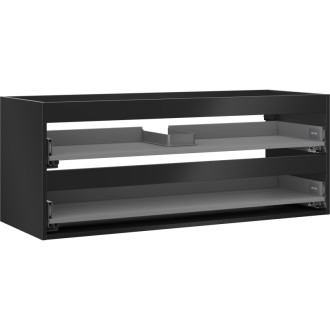 Korpus umyvadlové skříňky Mexen Box-A 120 cm, 2 zásuvky, matná černá - 91AX0-1200-470-2-71