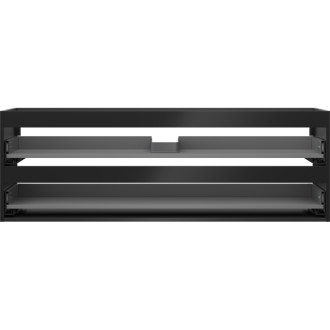 Korpus umyvadlové skříňky Mexen Box-A 140 cm, 2 zásuvky, matná černá - 91AX0-1400-470-2-71