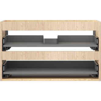 Korpus umyvadlové skříňky Mexen Box-A 80 cm, 2 zásuvky, dub - 91AX0-0800-470-2-81