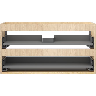 Korpus umyvadlové skříňky Mexen Box-A 90 cm, 2 zásuvky, dub - 91AX0-0900-470-2-81