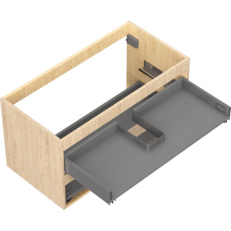 Korpus umyvadlové skříňky Mexen Box-A 90 cm, 2 zásuvky, dub - 91AX0-0900-470-2-81