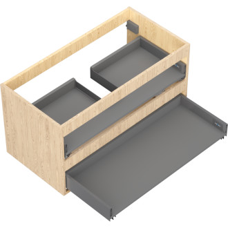 Korpus umyvadlové skříňky Mexen Box-A 90 cm, 2 zásuvky, dub - 91AX0-0900-470-2-81